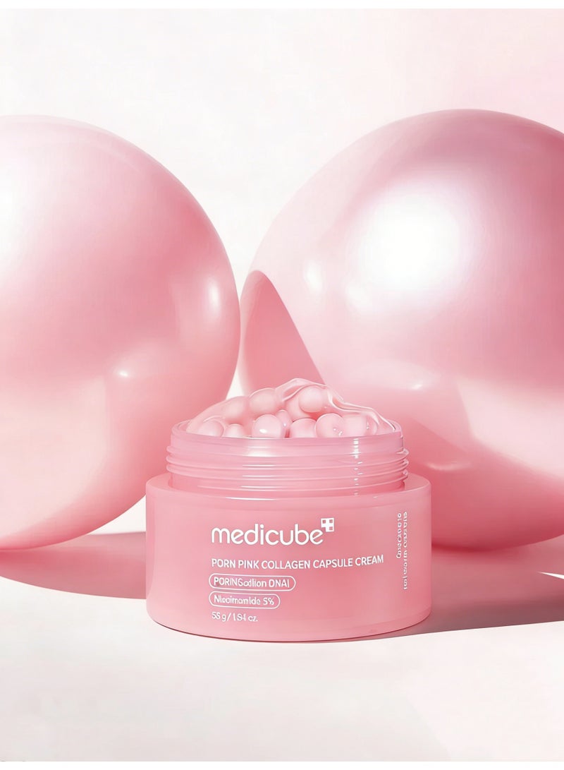 عام يديكيوب PDRN كريم كبسولات الكولاجين الوردي - PDRN والنياسيناميد | مرطب وجه مُغذي بالكولاجين - Image 1